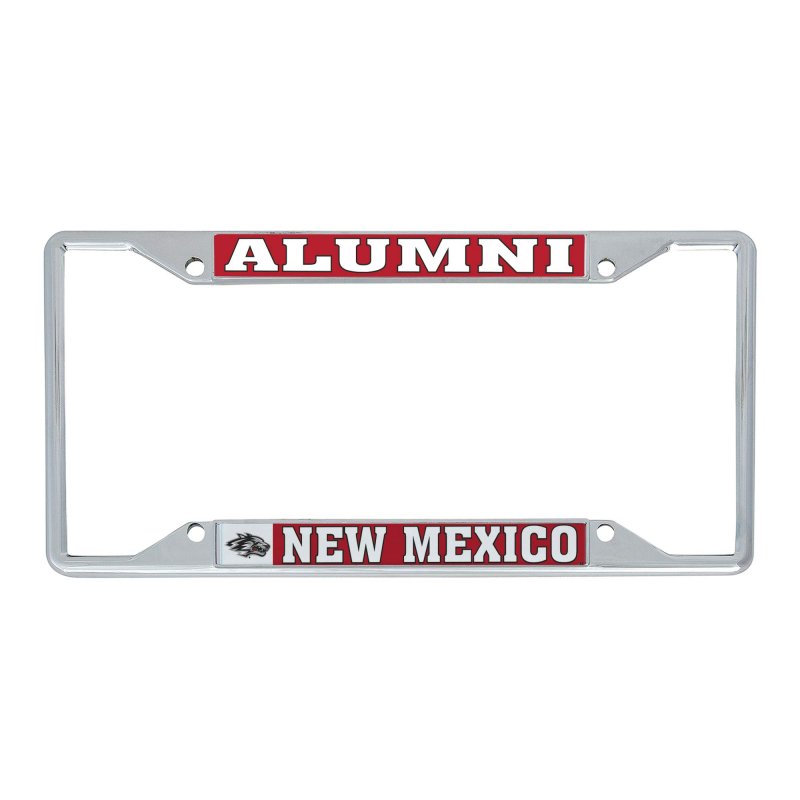 University Of New Mexico Unm Lobos Metal License Plate Frame For Front Or Back Car Officially Licensed Alumni