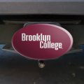 Brooklyn College Bulldogs Logo Oval Tow Hitch Cover Trailer Plug Insert 2