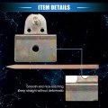 Vekauto 2 Pcs Window Door Glass Channel Retainer Clip 13 X1 69 X0 31 Regulator Holder Sash Universal For Car Truck Durable