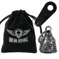 Motorcycle Bell For Biker Rider Men Women Angel With Hanger Ride Riding Accessories Spirit Good Luck Gift Charm Road Demon