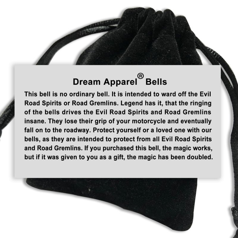 Motorcycle Bell For Biker Rider Men Women Angel With Hanger Ride Riding Accessories Spirit Good Luck Gift Charm Road Demon