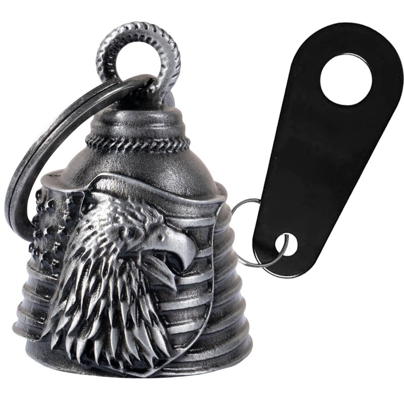 Motorcycle Bell For Biker Rider Men Women Angel With Hanger Ride Riding Accessories Spirit Good Luck Gift Charm Road Demon
