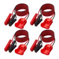 Tallew 4 Pcs Jumper Cables Adapter With Alligator Clips 2ft 8awg Silicone Wire Starter Clamps Automotive Booster Cable Line For 