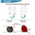 Werfamily 3157 3156 3057 4114 4157 27-smd 5050 Car White Led Light Bulbs Brake Tail Turn Signal Parking Dc12v Pack Of 10
