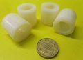 Natural Nylon Spacer Unthreaded 5 8 Screw Size X 1 00 Od 625 Id Length 30 Pcs 
