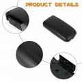 Kuafu Center Console Armrest Lid Compatible With 02-04 Bravada 04-07 Rainier 03-08 Ascender 02-09 Trailblazer Envoy 05-09 Saab