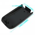 Kuafu Center Console Armrest Lid Compatible With 02-04 Bravada 04-07 Rainier 03-08 Ascender 02-09 Trailblazer Envoy 05-09 Saab