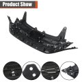 Glossy Black With Chrome Front Upper Bumper Hood Grille Honeycomb Mesh Style Replacement For Honda Crv 2015 2016