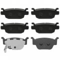 Caltric Rear And Front Left Right Brake Pads Compatible With Honda 06435-hn8-016 06451-hp0-a02