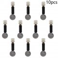 Heyiarbeit 10sets 3-in-1 Metal Furniture Connecting Kit 15mm Od Cam Fitting 6x35mm Dowel Screws 11mm Pre-inserted Nut