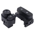 Set Of 2 Front Left Driver Side Mirror And Door Lock Switch