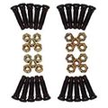 5 8 Wheel Stud Lug Nut Kit Racing Lugnuts Studs Imca Ump Usmts 8a Coarse 