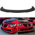 Front Bumper Lip Flat Splitter Plate Under Panel Diffuser Chin Spoiler Universal Valance V2 Pu For Bmw E60 Benz C250 C300 