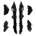 6pcs Rear Bumper Retainer Brackets And Support Mounting Kit For Toyota Corolla 2009-2013 Replacement 5215602100 5215502110 