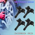 X Autohaux 4pcs 68105280ac 68105280ad Tire Pressure Monitoring System Sensor 433mhz For Jeep Renegade Latitude Limited Sport