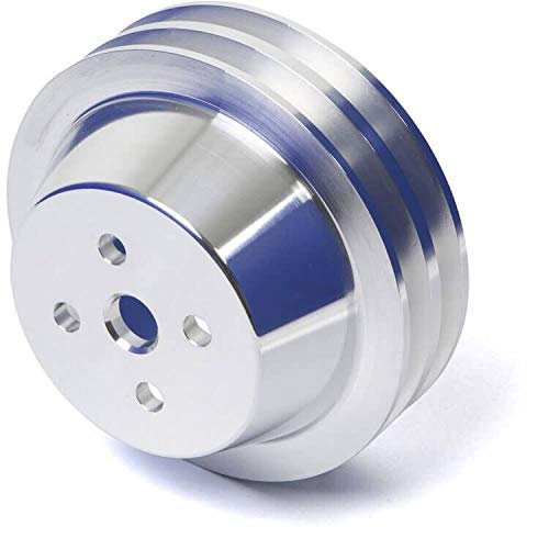 High Flow V-belt Water Pump Pulley Replacement For Ford 390 427 428 Engines 2 Groove