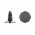 X Autohaux 30pcs 9mm Hole Dia Plastic Bolt Rivets Fasteners Trim Panel Retainer Clips Black For Gm