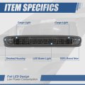 Auto Dynasty Dual Row Led Smoked Housing 3rd Third Tail Brake Light Cargo Lamp Compatible With Silverado Sierra Gmt900 07-14