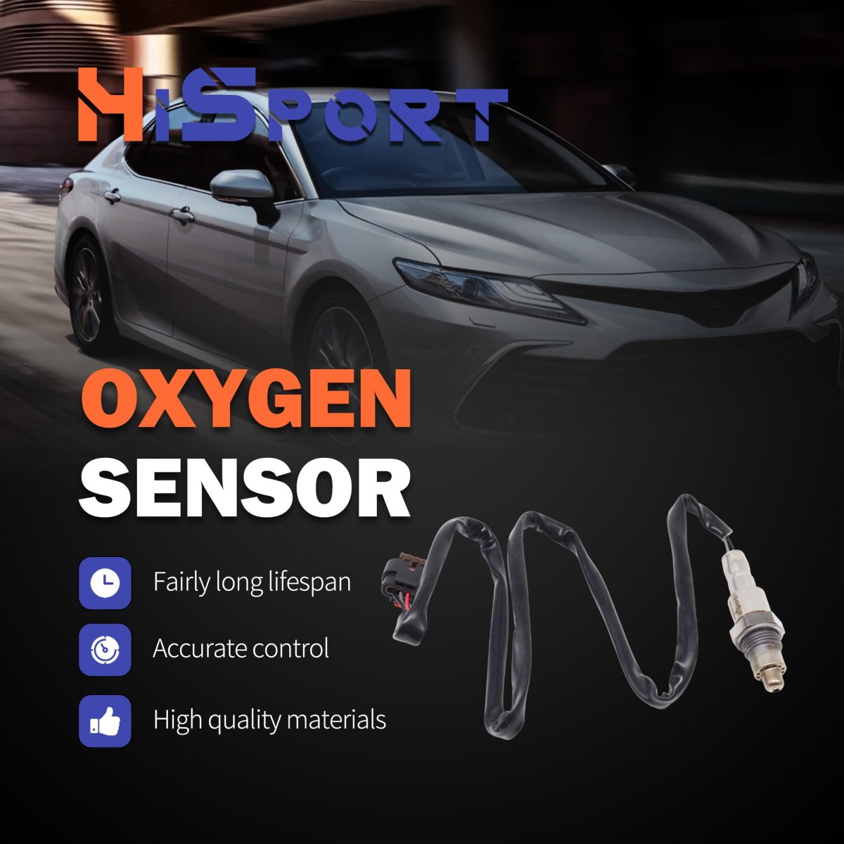 250 241184 Downstream Oxygen Sensor 4 Wire Heated O2 For Ford Bronco Sport E 350 450 Edge Escape Explorer Focus Fusion Gt