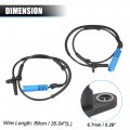 Uxcell 2pcs Rear Left Right Abs Wheel Speed Sensor For Bmw 525i 3 0l 2006-2007 2 5l 2004-2005 No 34526771703