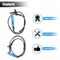 Uxcell 2pcs Rear Left Right Abs Wheel Speed Sensor For Bmw 525i 3 0l 2006-2007 2 5l 2004-2005 No 34526771703