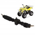 Aramox Steering Gear Rack Pinion Assy 500mm Power 30t Polished Fit For Diy 110cca 250cc Go Kart Karting Atv Utv Quad Bike
