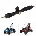Aramox Steering Gear Rack Pinion Assy 500mm Power 30t Polished Fit For Diy 110cca 250cc Go Kart Karting Atv Utv Quad Bike