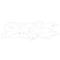 Inline Tube Replacement For 1998-01 Dodge Ram 1500 2500 3500 2 4wd All Cab And Bed Lengths Rear Drum 4 Wheel Abs Complete Brake 