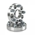 1 In 5x4 75 5x120 7 Wheel Spacers 70 3mm Hubcentric M12x1 5 Studs 2 Piece Set For Chevy Camaro Corvette Blazer S10 Firebird 