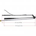 Fridayparts Windshield Wiper Arm Blade Compatible For Bobcat S450 S510 S530 S550 S630 S650 S740 S750 S850 T450 T550 T590 T630