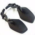 Hongk- Black Mirrors With Fire Flame Bar Compatible Cbr600 600rr 900rr 929rr 954rr 1000rr Rc51 Kawasaki Ninja 500 Zzr600 Zx6r
