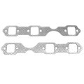 Aluminum Exhaust Manifold Header Gasket Set Compatible With 96-01 Gmc Sonoma Jimmy Chevy S10 Blazer 4 3l Ohv
