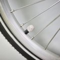 White Tire Valve Caps 8x Handmade Crystal Rhinestone Universal Car Accessories Dustproof Bling Stem Cover For Motorcycle Bike