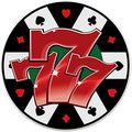 Set Of 2 Casino Gambling 777 Ceramic Cabinet Drawer Knobs 