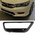Hecasa Fog Light Trim Bezel For 2013-2015 Honda Accord Sedan Black Driver Side Left Replacement Ho1038111 71112t2aa10 Lh 