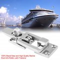 Qiilu Marine Boat Anti-rattle Locker Hatch Latch Clamp Fastener 70mm Stainless Steel