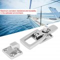 Qiilu Marine Boat Anti-rattle Locker Hatch Latch Clamp Fastener 70mm Stainless Steel