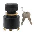 87-88107 And 87-88107a5 Ignition Key Switch Push To Choke For Mercury Outboard Off-on-start 6 Terminals 