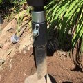 Auger Adapter 1 To 3 Ice Drill Bit Carbon Steel Round Chuck 2 Pits Slots Garden Connector Tools