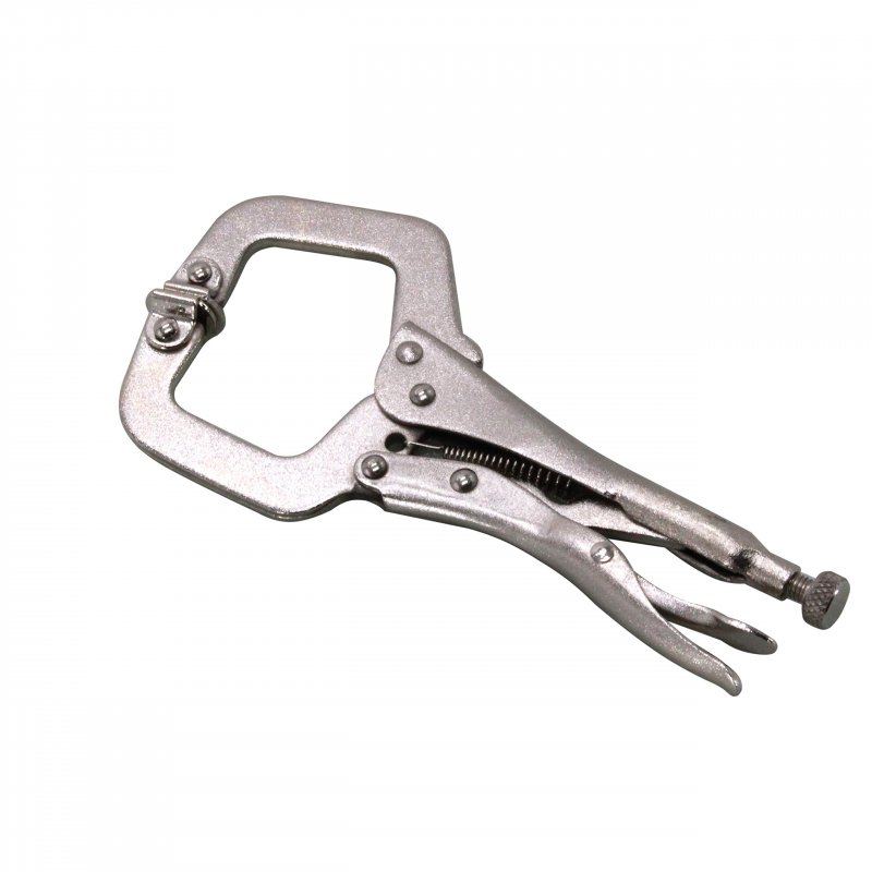 Hfs R 11-inch Swivel Pad Locking C-clamp Pliers 6 Pcs