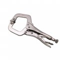 Hfs R 11-inch Swivel Pad Locking C-clamp Pliers 6 Pcs