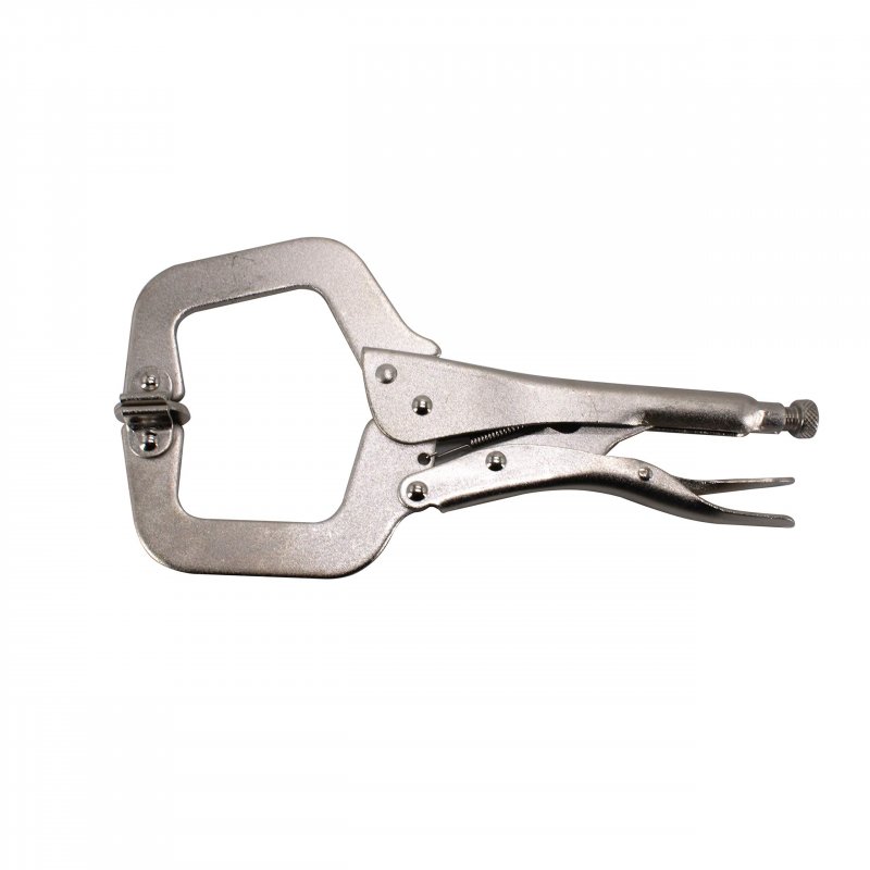 Hfs R 11-inch Swivel Pad Locking C-clamp Pliers 6 Pcs