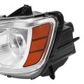 Hecasa Left Headlight Compatible With 2012-2014 Chrysler 300 Halogen Headlamp Replacement For Ch2502235 68085417af-pfm Clear