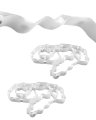 Qnbes 2 Pack Rv Curtain Glide Tape Inch Long 1 2 Wide Clear Slide Fit For Ceiling Or Wall Mounted Tracks A201 A202 Replace A115 