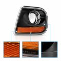 Amerilite Black Corner Turn Signal Lights For Ford Expedition F150 Passenger And Driver Side