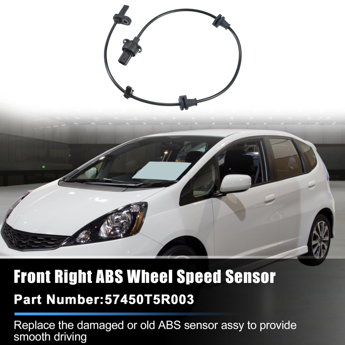 Front Right Abs Wheel Speed Sensor No 57450t5r003 For Honda Fit L4 1 5l 2015-2020 Hatchback