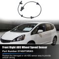 Front Right Abs Wheel Speed Sensor No 57450t5r003 For Honda Fit L4 1 5l 2015-2020 Hatchback