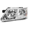 Dna Motoring Oem-hl-0108-l Chrome Housing Factory Style Driver Side Headlight Replacement For 09-20 Journey 