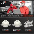 A-premium Engine Motor And Transmission Mount Kit Compatible With Mercedes-benz C300 2008-2012 50 2008-2011 Glk350 2010-2012 3