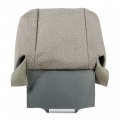 Labwork Pewter Gray Driver Bottom Seat Cover Cloth Replacement For 2003-2014 Chevy Express 1500 2500 3500 Van